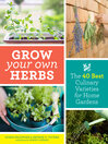 Cover image for Grow Your Own Herbs